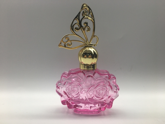 Szklana butelka perfum dla kobiet 30 ml 50 ml z plastikową nakrętką motylkową 2022 Nowy projekt