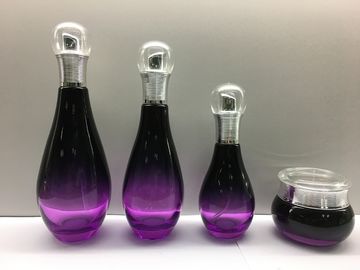Szklane pojemniki kosmetyczne w kształcie misy / butelki do pielęgnacji skóry Opakowania / butelki z pompką