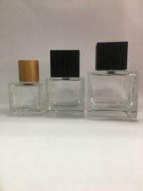 Kwadratowe przezroczyste szklane butelki perfum Butelki z perfumami Opakowania do pielęgnacji skóry i makijażu