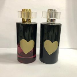 50ML 100ML Kształt cylindra Luksusowe szklane butelki perfum / Kolorowe butelki perfum w sprayu Opakowania do pielęgnacji skóry i makijażu