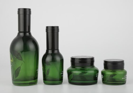 Opakowania kosmetyczne ISO9001 120 ml Butelki ze szklanym słoikiem z kremem OEM