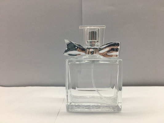 50 ml luksusowych pustych butelek perfum z nasadką do dekoracji wstążki