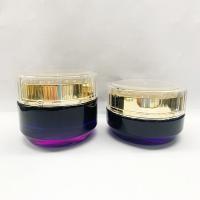 Okrągłe proste szklane słoiki do kremów lukier 50g 30 gramów do opakowań kosmetycznych