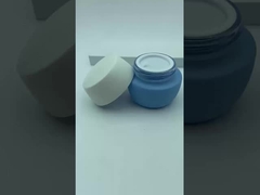 Opakowanie kosmetyczne 30G słoik na krem żelowy z białą plastikową zakrętką Opakowanie butelki na krem