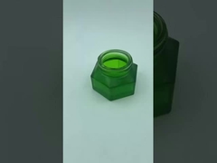 Szafki kosmetyczne Opakowanie 50g Smaragd Creme Jar z drewnianym wykończeniem Plastic Cap Cream jar