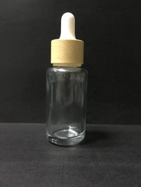 Przezroczyste 30 ml butelki z olejkiem eterycznym Szklana butelka z zakraplaczem z plastikowym wieczkiem Opakowanie do pielęgnacji skóry