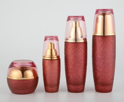 Opakowania do makijażu 120 ml Szklane butelki kosmetyczne z plastikową nasadką MSDS OEM