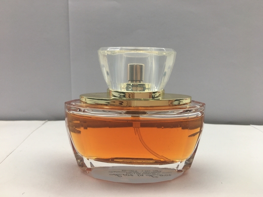 Fantazyjne szklane butelki perfum o pojemności 50 ml ze złotym ramieniem