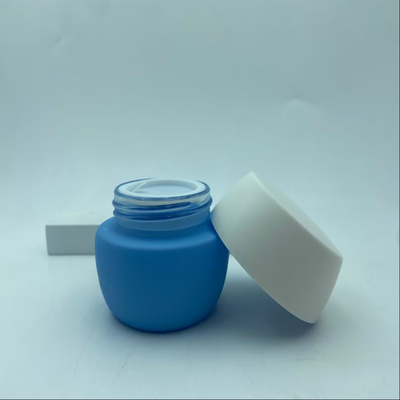 Opakowanie kosmetyczne 30G słoik na krem żelowy z białą plastikową zakrętką Opakowanie butelki na krem