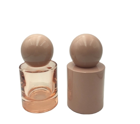Niestandardowe butelki z 30 ml i 50 ml szklanych butelek z perfumami, mgły lub pompy serumowej, butelki ze szklanymi okrągłymi kulkami