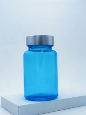 100ml Szklana butelka kapsułka Suplement do włosów Okrągła szklana kapsułka Do serum pod oczy i serum do twarzy OEM