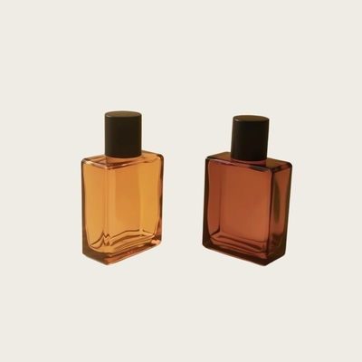 25ml Szklana butelka na perfumy Płaski prostokąt OEM Private Label Opakowanie kosmetyczne Producent butelek