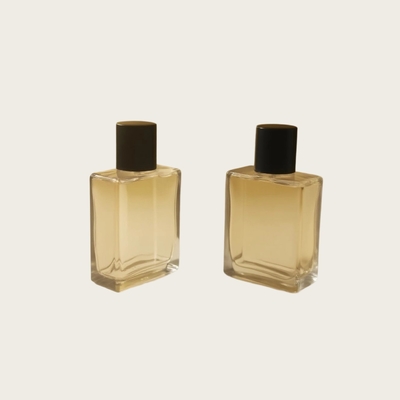 25ml Szklana butelka na perfumy Płaski prostokąt OEM Private Label Opakowanie kosmetyczne Producent butelek