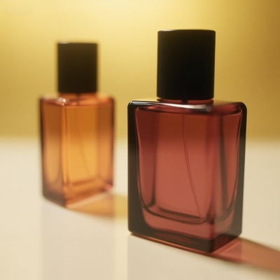 25ml Szklana butelka na perfumy Płaski prostokąt OEM Private Label Opakowanie kosmetyczne Producent butelek