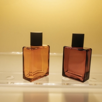 25ml Szklana butelka na perfumy Płaski prostokąt OEM Private Label Opakowanie kosmetyczne Producent butelek