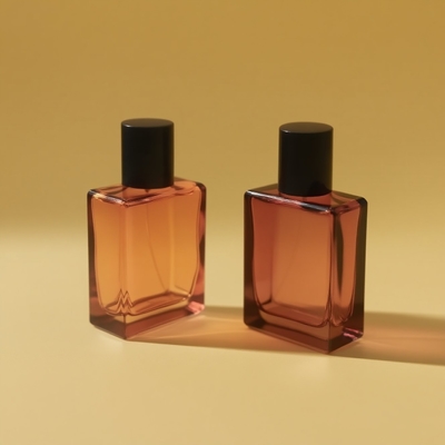 25ml Szklana butelka na perfumy Płaski prostokąt OEM Private Label Opakowanie kosmetyczne Producent butelek