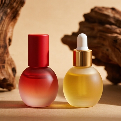 Szklana butelka serum 30 ml/40 ml/50 ml do pielęgnacji skóry z kroplówką do wilgoci do twarzy - opakowanie kosmetyczne