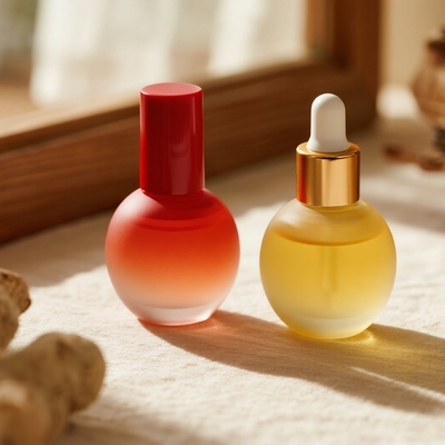Szklana butelka serum 30 ml/40 ml/50 ml do pielęgnacji skóry z kroplówką do wilgoci do twarzy - opakowanie kosmetyczne