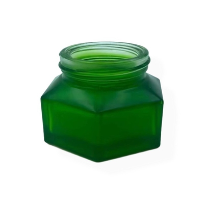 Szafki kosmetyczne Opakowanie 50g Smaragd Creme Jar z drewnianym wykończeniem Plastic Cap Cream jar