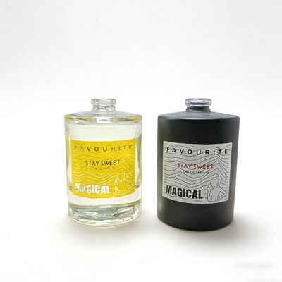 Pusty zestaw butelek perfum 50 ml i 100 ml, luksusowy pojemnik z zapachami ze pompą rozpylającą atomizer, wykończenie matowe / błyszczące