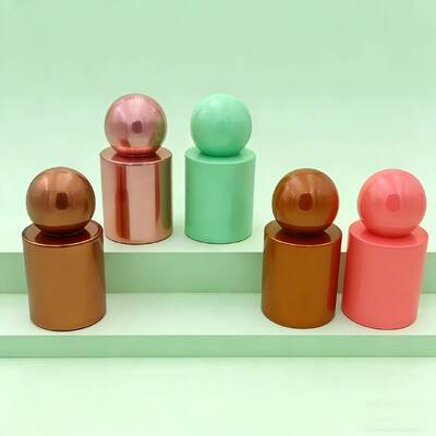 Niestandardowe butelki z 30 ml i 50 ml szklanych butelek z perfumami, mgły lub pompy serumowej, butelki ze szklanymi okrągłymi kulkami