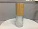 SGS MSDS Bambusowy cylinder do pakowania kosmetyków Szklana butelka z pompką do balsamu
