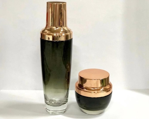 Zastosowany krem kosmetyczny 20g 120ml Szklana słoika kosmetyczna z różnymi kolorami i dekoracją
