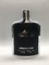 120ml Płaski kształt Luksusowe butelki perfum Kolor czarny Srebrna metalowa rama OEM