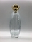 Luksusowe wysokie 100 ml puste butelki perfum Opryskiwacz zaciskany z okrągłą złotą nakrętką